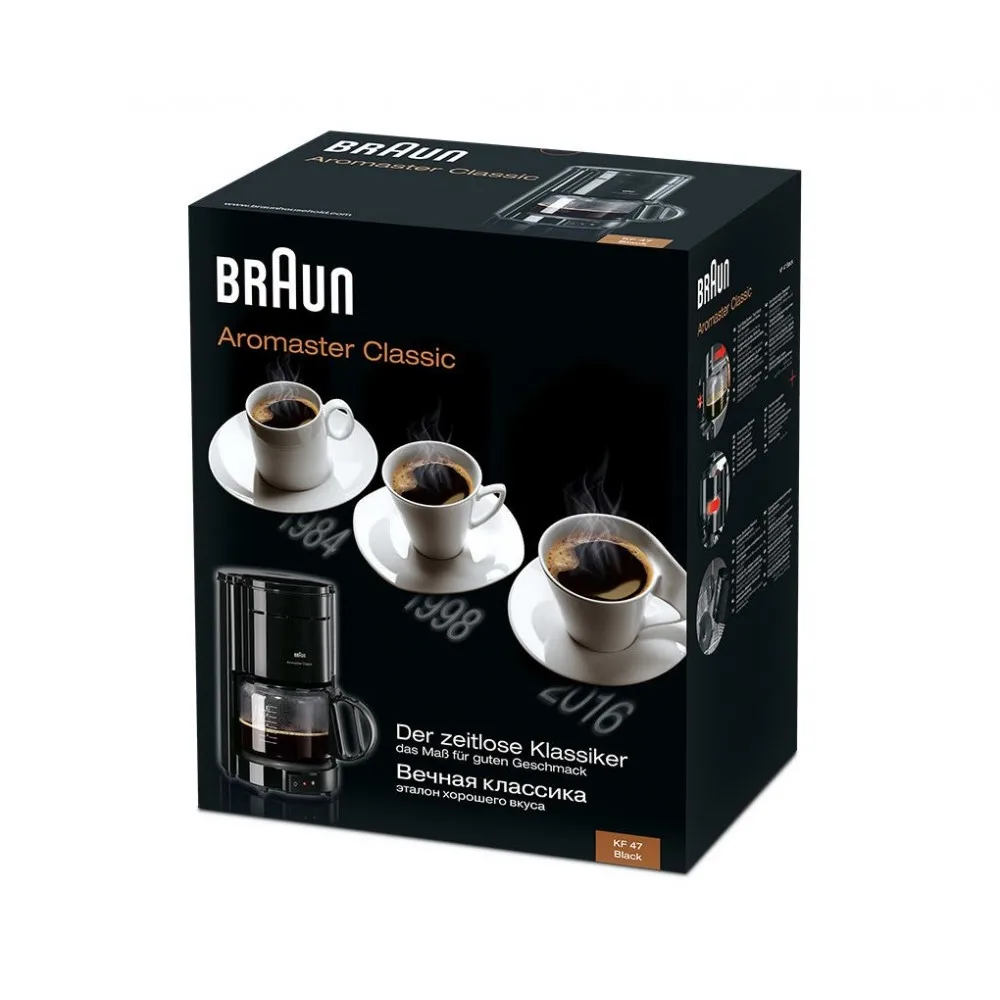Капельная кофеварка Braun Aromaster Classic KF47/1 1000 Вт|Кофеварки| |
