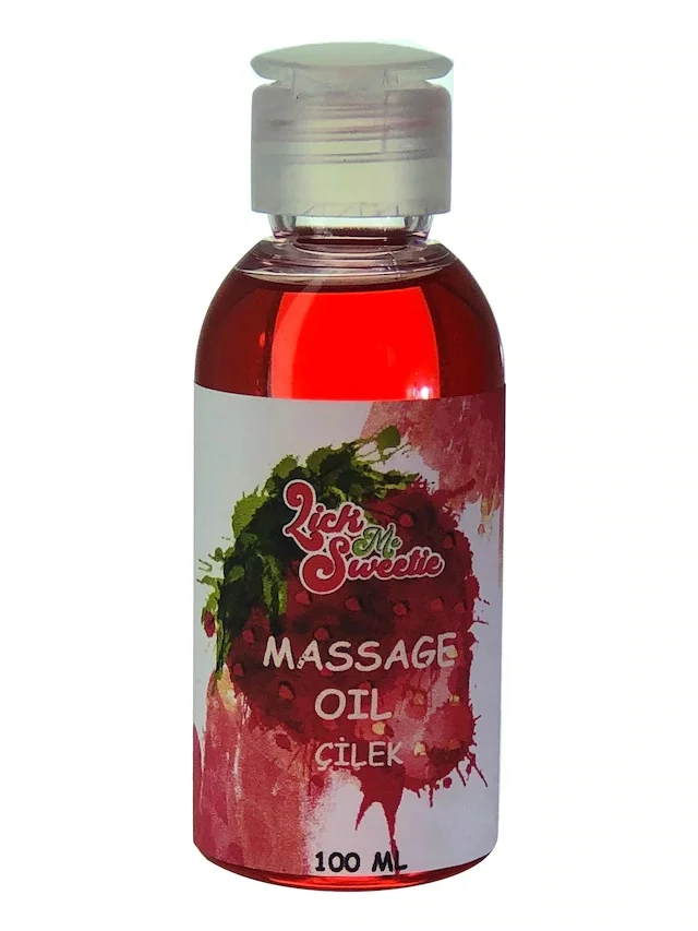 Strawberry Flavored Erotic Edible Massage Oil Lubricant 445158344