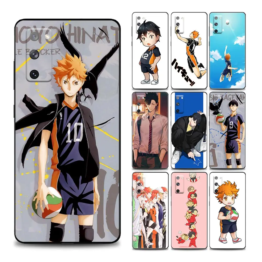 

Haikyuu Anime Shoyo Hinata Phone Case for Samsung S7 Edge 8 9 10 E Lite 20 Ultra FE 21 Plus Ultra FE Soft Silicone Cover Coque