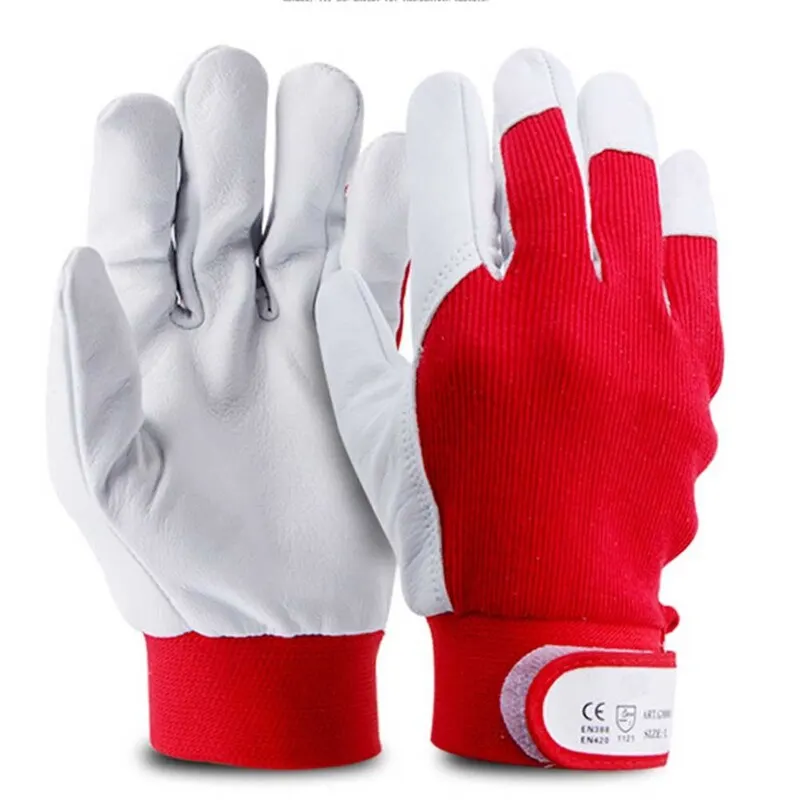 Перчатки кожаные (козья кожа) мягкие комбинированные | Безопасность и защита