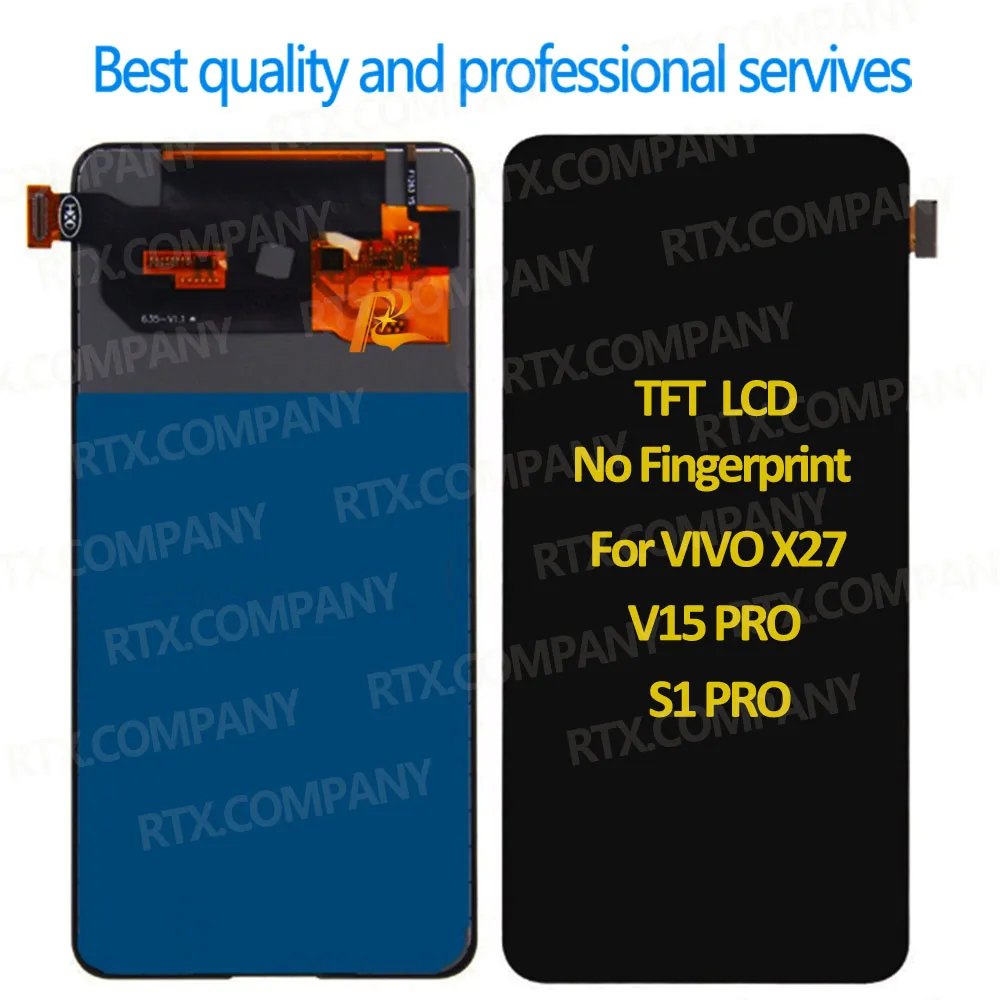 ЖК дисплей для VIVO X27 V15 PRO S1 pro V1829T V1829A V1829 V1838T V1838A V1838 сенсорная панель дигитайзер TFT