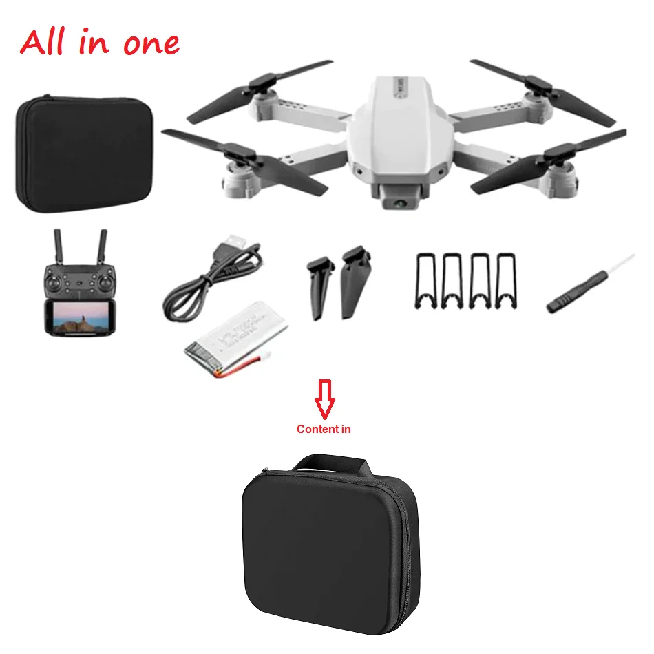 2021 rc дрон 4k 1080p hd двойная камера wifi fpv ав