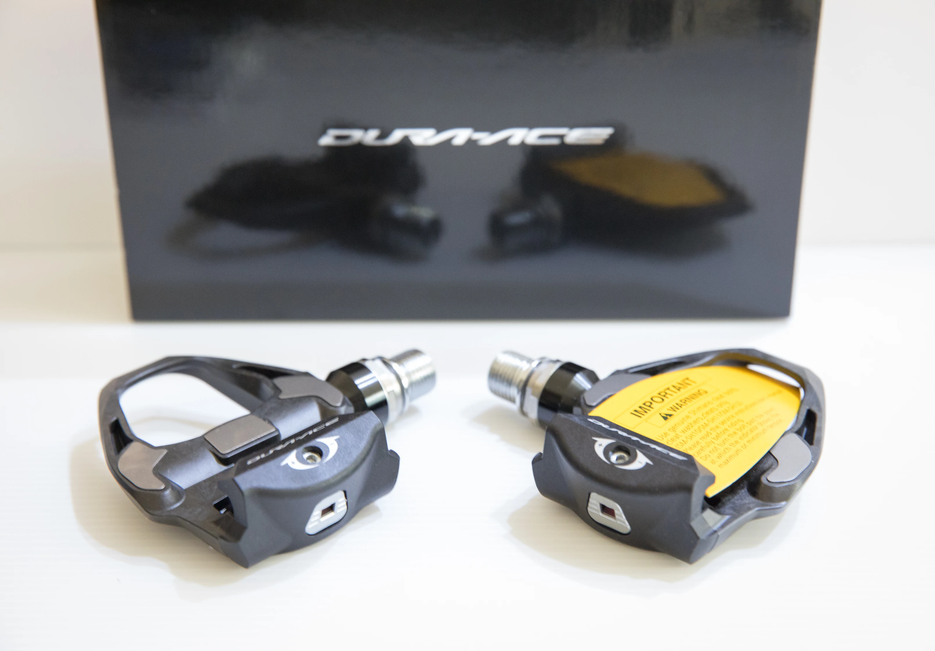 Shimano Dura-Ace черные велосипедные педали из углеродного волокна PD-R9100 9100 педаль с SM-SH12