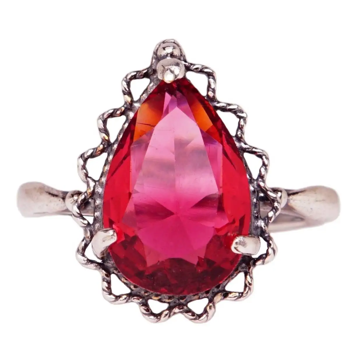 Кольцо &quotАлиси&quot турмалин посеребрение 12 мк комплект красивый перстень скань