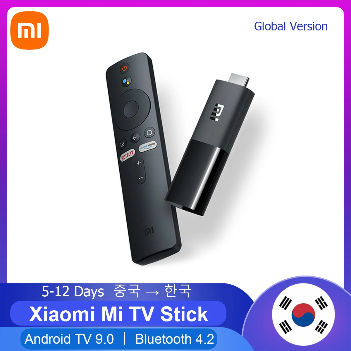 ТВ-приставка Xiaomi Mi TV Stick Android 9 0 четырехъядерный 1080P Dolby DTS HD Двойное декодирование 1