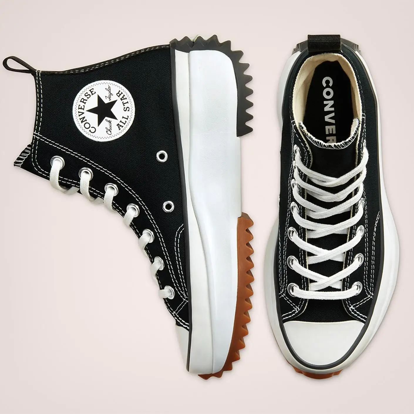 Оригинальные черные кроссовки Converse Run Star Hike Slow Hi унисекс 166800C-001 |