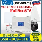 Большая распродажа! Усилитель сотовой связи для сотовых телефонов 4G 900 1800 2100 2600 МГц ретранслятор сигнала 4G GSM 2G3G4G усилитель мобильных телефонов