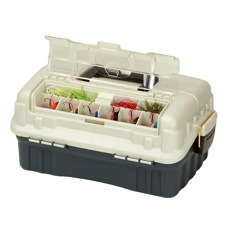 Ящик для рыболовных снастей 3-х полочный с отделением блесен Контейнер приманок.