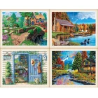 Сельская алмазная живопись, пейзаж, полная квадратнаякруглая Алмазная вышивка, вышивка крестиком, искусство, бриллиантовая живопись, подарок