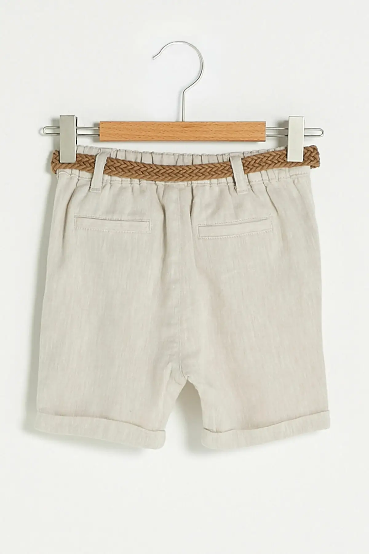 

Flaneur Baby Boy Beige Linen Short For Summer 2021 Premium Quality