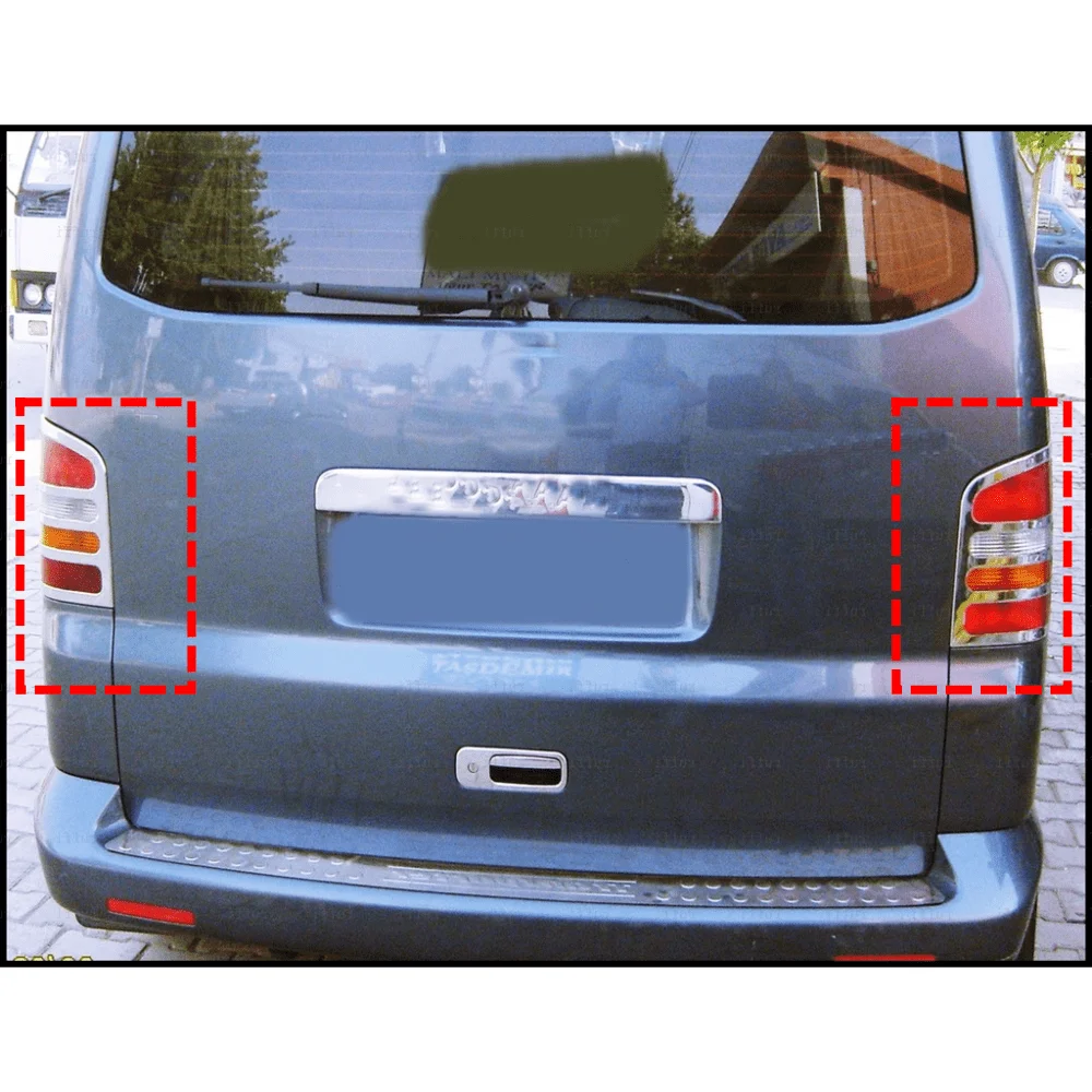 Рамка стосветильник для транспортера T5 2 шт. серая из нержавеющей стали 2003-2014