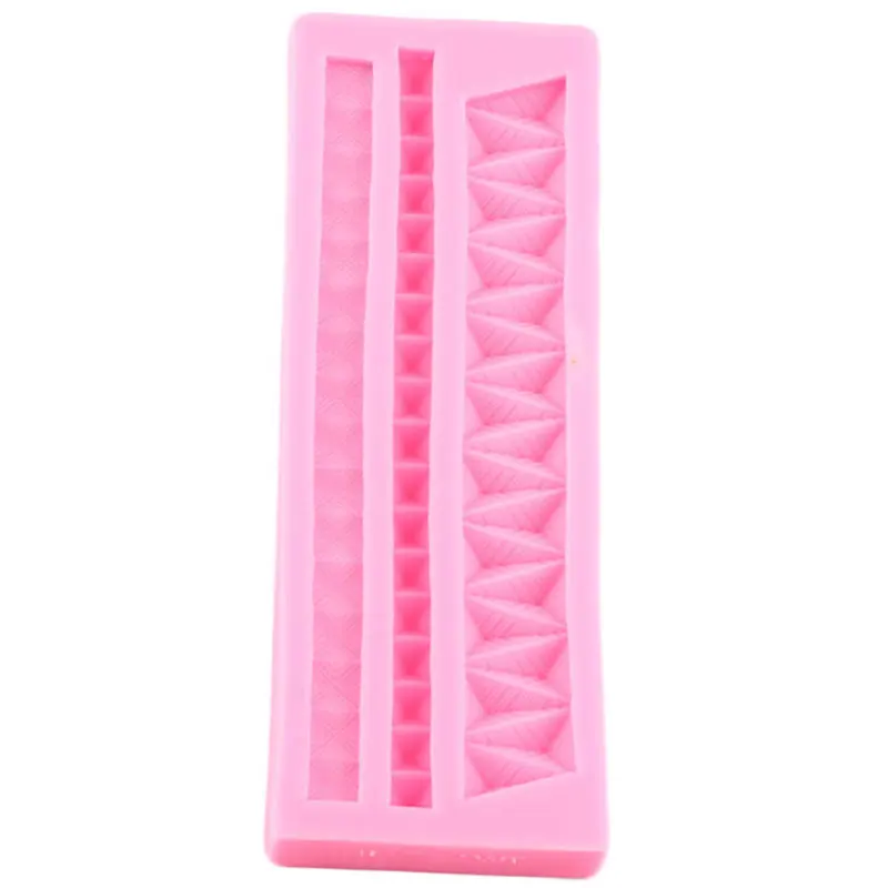 

Geometry Shape Silicone Molds Lace Border Fondant Cake Decorating Tools Candy Chocolate Gumpaste Mold Clay Resin Jewelry Mould