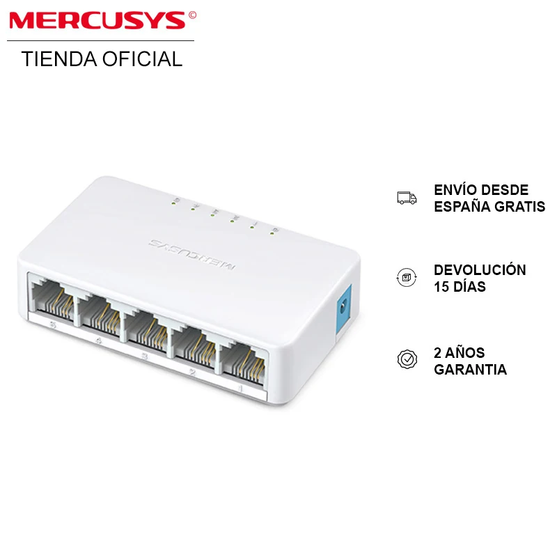 Коммутатор Merusys MS105 многопортовый для быстрой локальной сети USB 2 0 5 портов 10/100