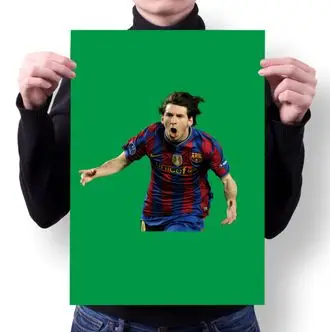 Плакат Лионель Месси Lionel Messi №18 А4 | Дом и сад
