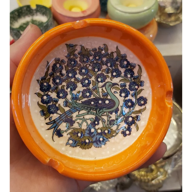 

Пепельница, Настольная пепельница, подарок для друзей, отеля, уличное украшение для дома, Классическая прочная пепельница из натурального ф...