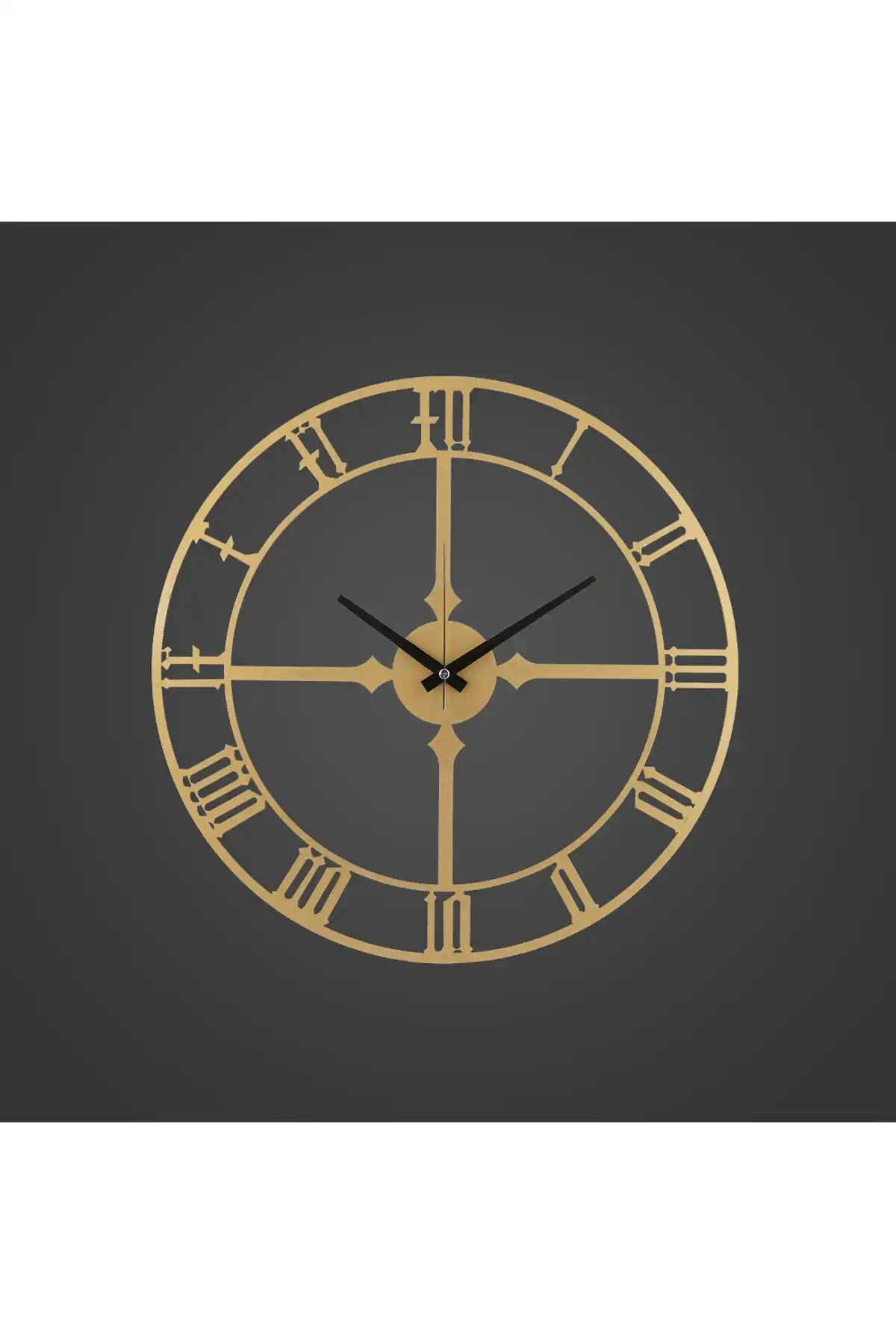 

Римские металлические настенные часы 50x50 см