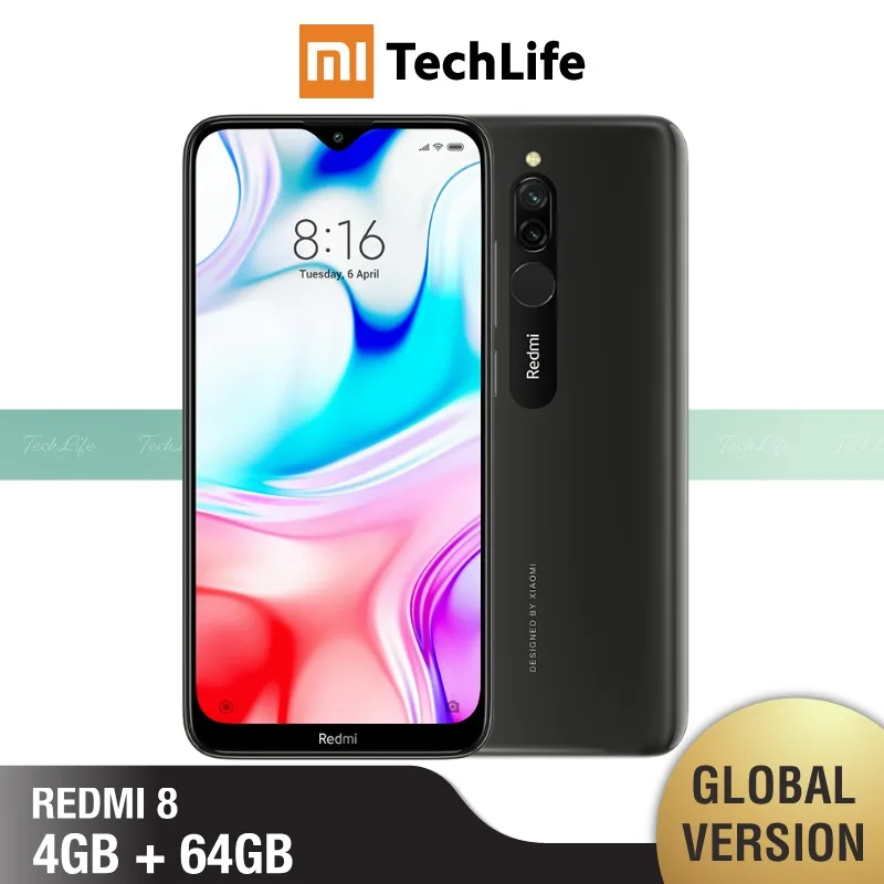 Глобальная версия Xiaomi Redmi 8 64 Гб ROM 4 RAM (Совершенно новый/запечатанный) redmi redmi8| |