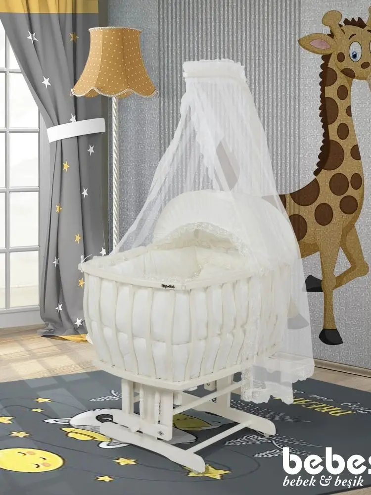 Portable Baby Crib Kid Bed Duvet Pillow Mosquito Net Rocking Chair Bassinet Swing Mini Cradle Hammock Basket Side Furniture Tool