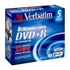 Мини диск DVD-R Verbatim DL 2 6Gb 1шт двухслойный 43631 Jewel для видеокамер | Компьютеры и офис