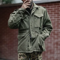 bronson korean war us army m 1951 field jacket mens class retro military winter warm olive coat