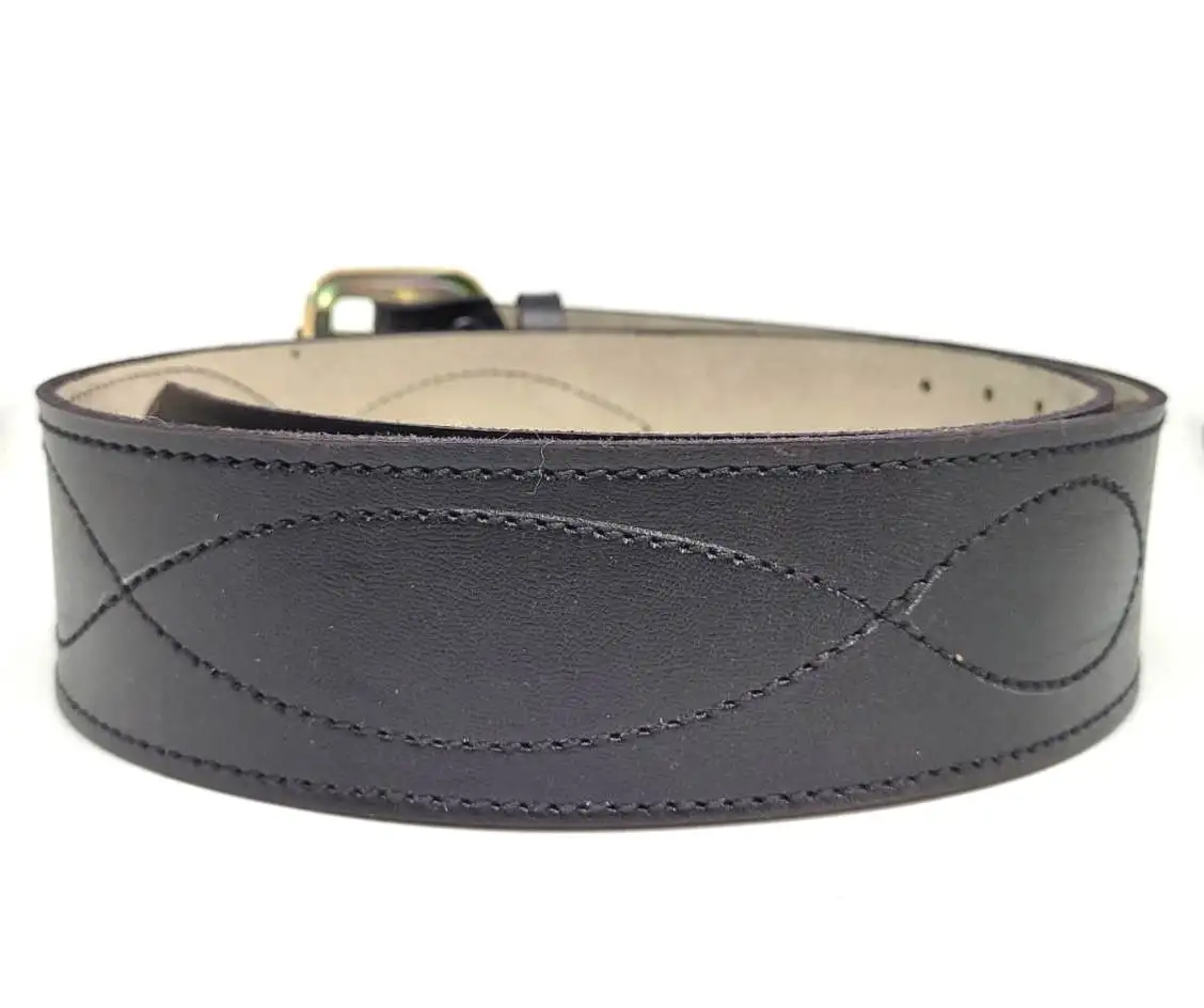 Ремень офицерский черный коричневый уставной