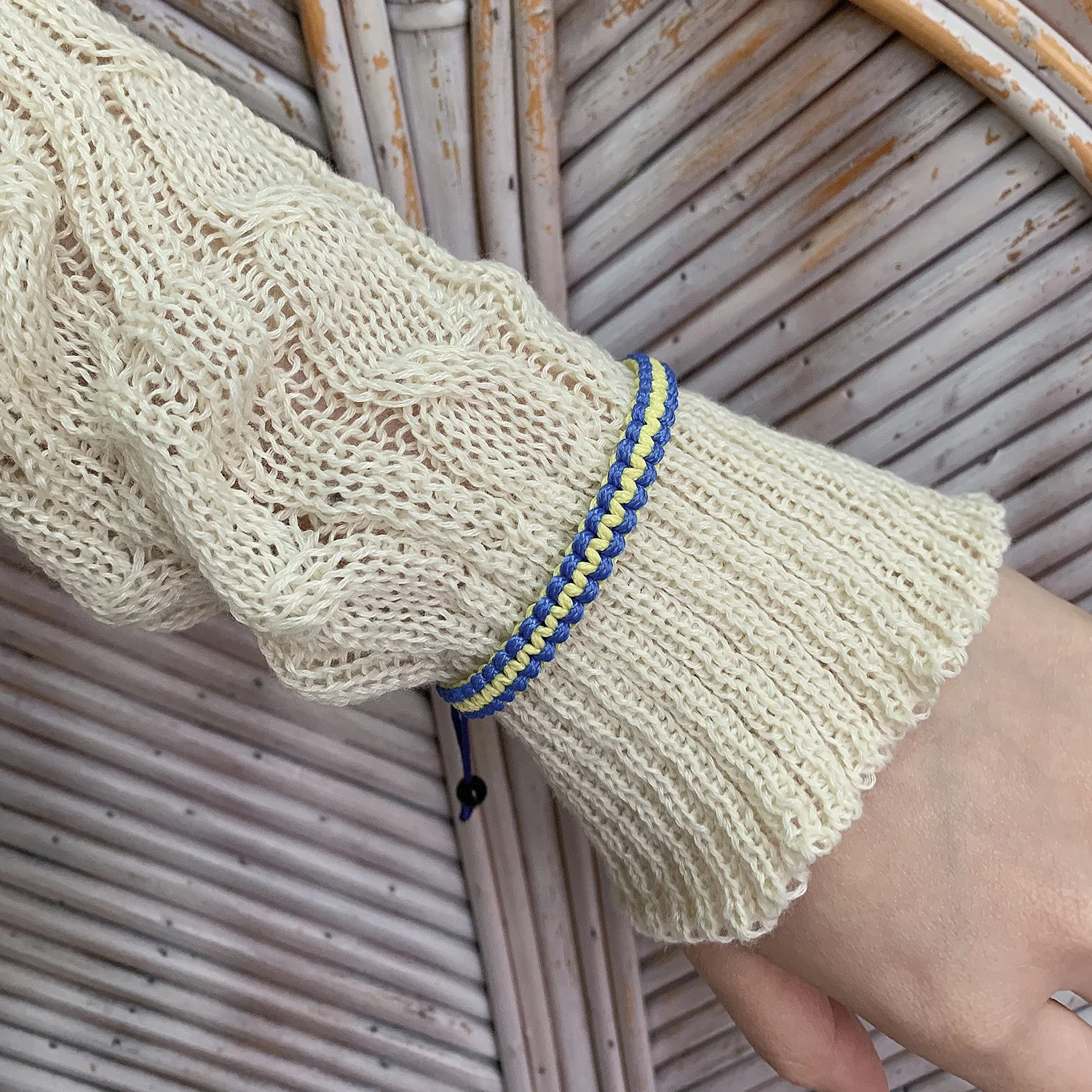 Очаровательные желтые синие украинские браслеты для женщин и мужчин украинский