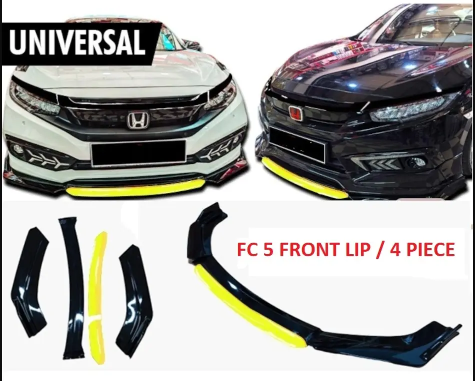Передний бампер для Honda Civic 2016 2017 2018 2019 FC FC1 FC2 FC5 4 шт. аксессуары кузова 1.