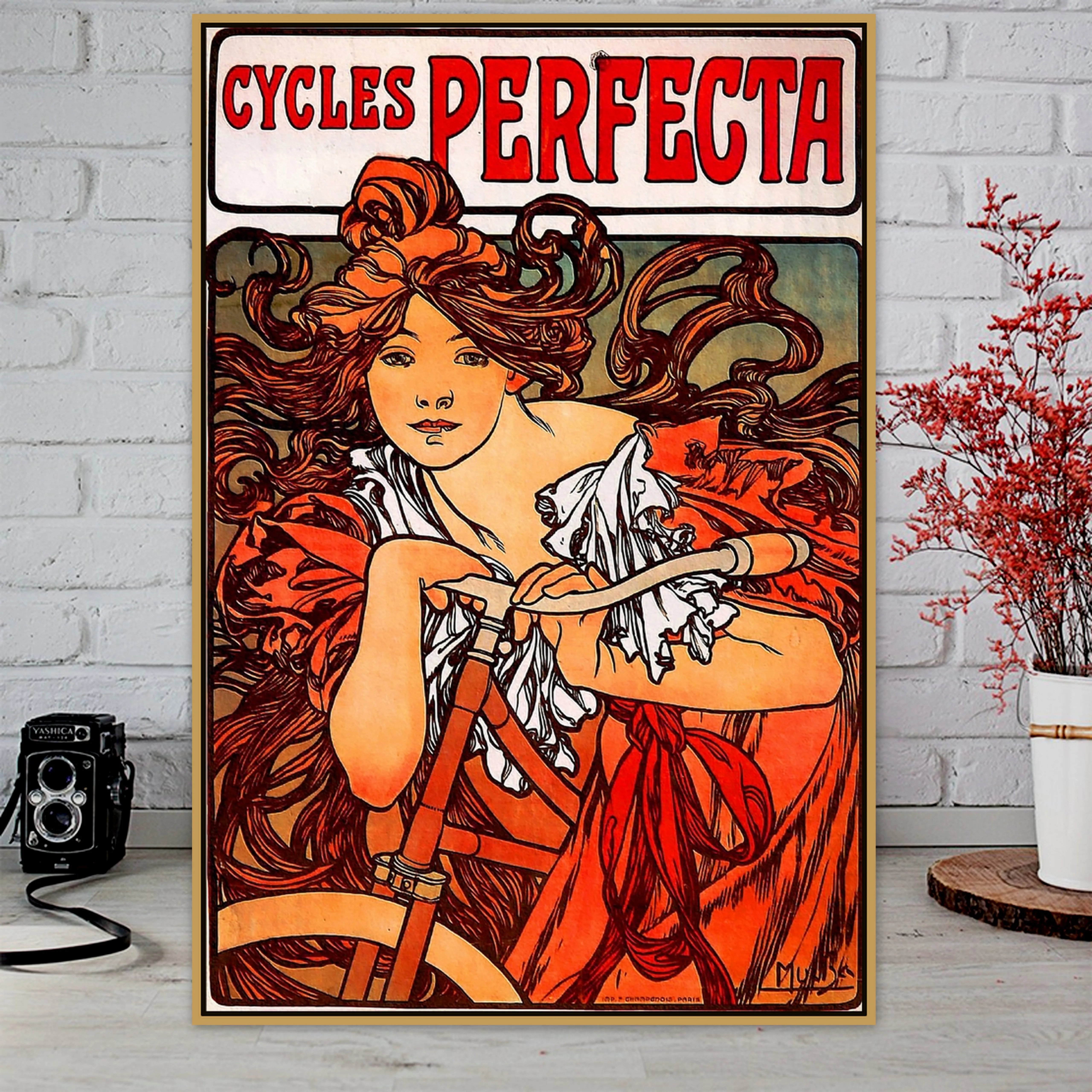 

Cycles Perfecta Old Master Advertisement Retro Vintage Poster Wall Photo Pictures Wall Art Room Decor Painting Canvas Print