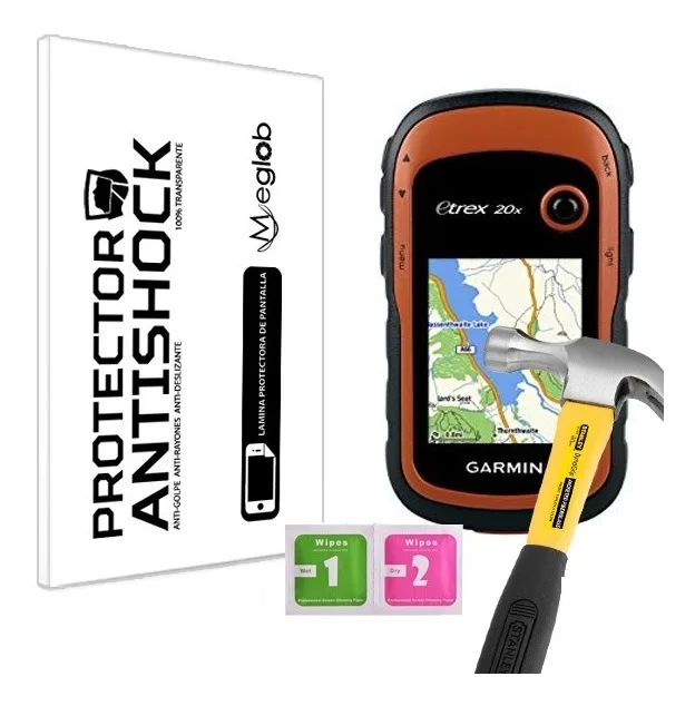 Screen protector Anti-Shock Anti-scratch Anti-Shatter compatible with Garmin eTrex 20x |