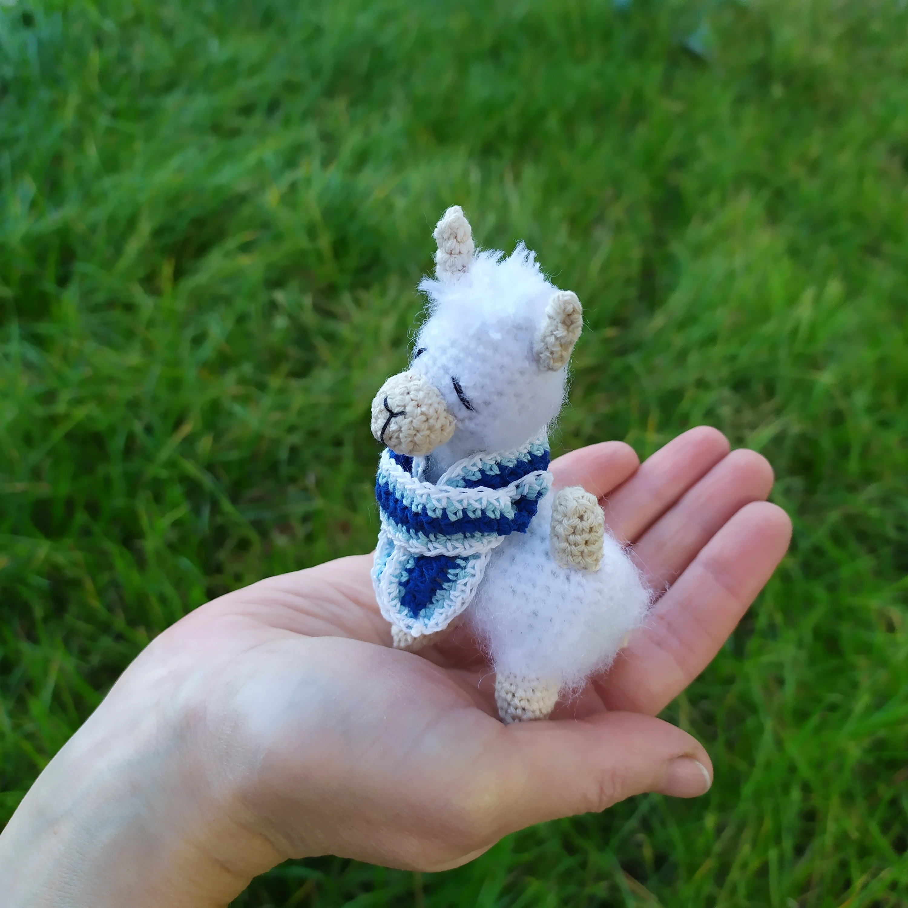 Вязаная игрушка.Лама.Вязаная альпака.Вязаная лама.Амигуруми |