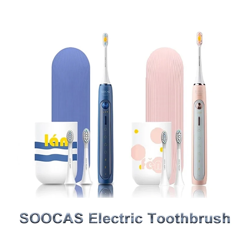 

Electric Toothbrush SOOCAS X5 Rechargeable Smart Sonic Toothbrush Automatic Ultrasonic Tooth Brush Teeth Cleaning 12 modes IPX7