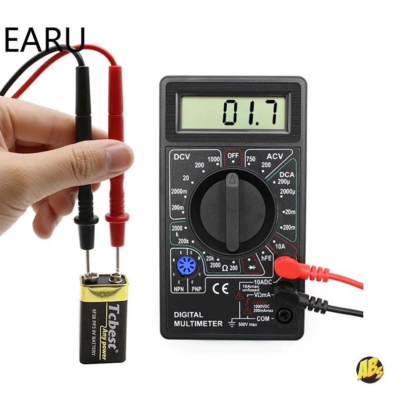 Цифровой мультиметр универсальный с ЖК-дисплеем 750 В переменного/постоянного