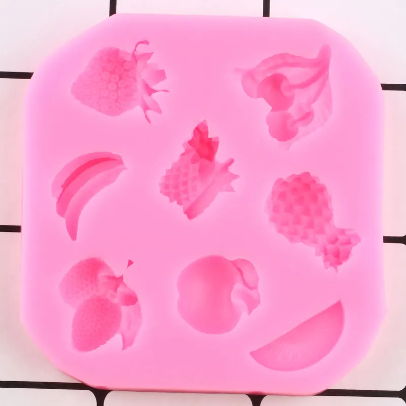 Силиконовая форма для фруктов яблоко ананас инструменты украшения тортов из