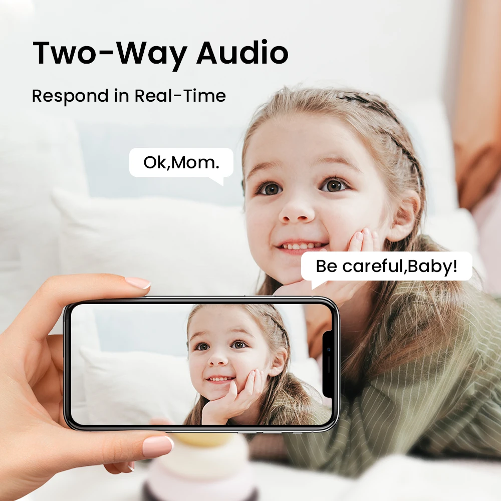 Security Camera Smart Indoor Pet Dog Cat Cam with Auto Cruise Night Vision 2-Way Audio Motion Detection Battery | Безопасность и