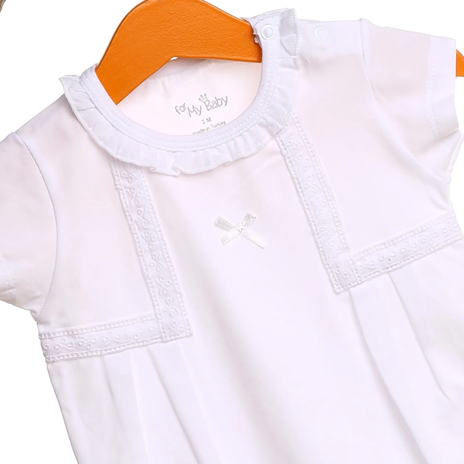 Ebebek For My Baby Angel/футболка с оборками и короткими рукавами для девочек| |