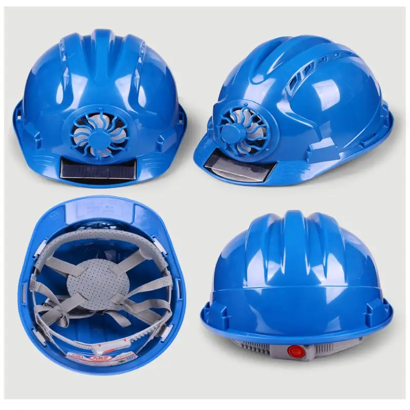 

Solar Fan Helmet Outdoor Work Protective Hard Hat Construction Workplace ABS Material Protective Hat Solar Panel Power Supply