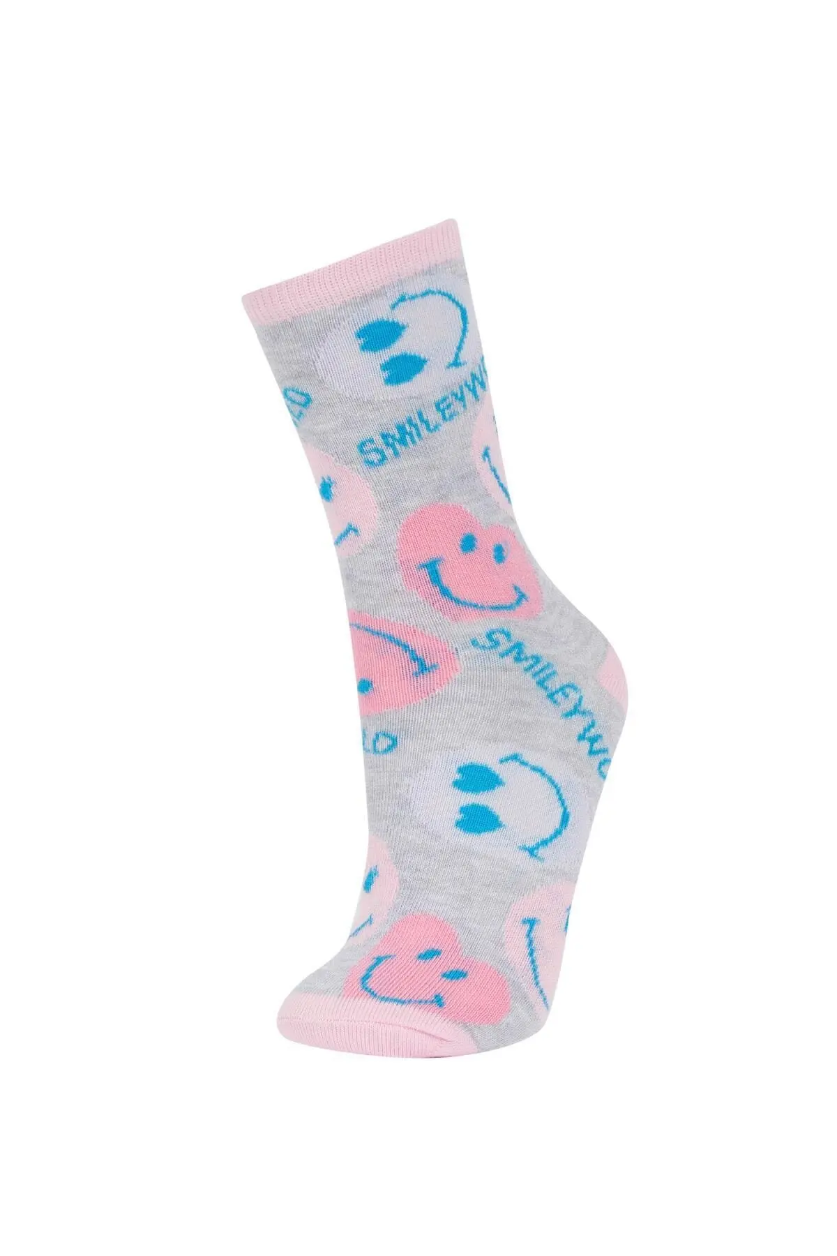 Women's Smileyworld Licensed Cotton 2-Pack Long Socks