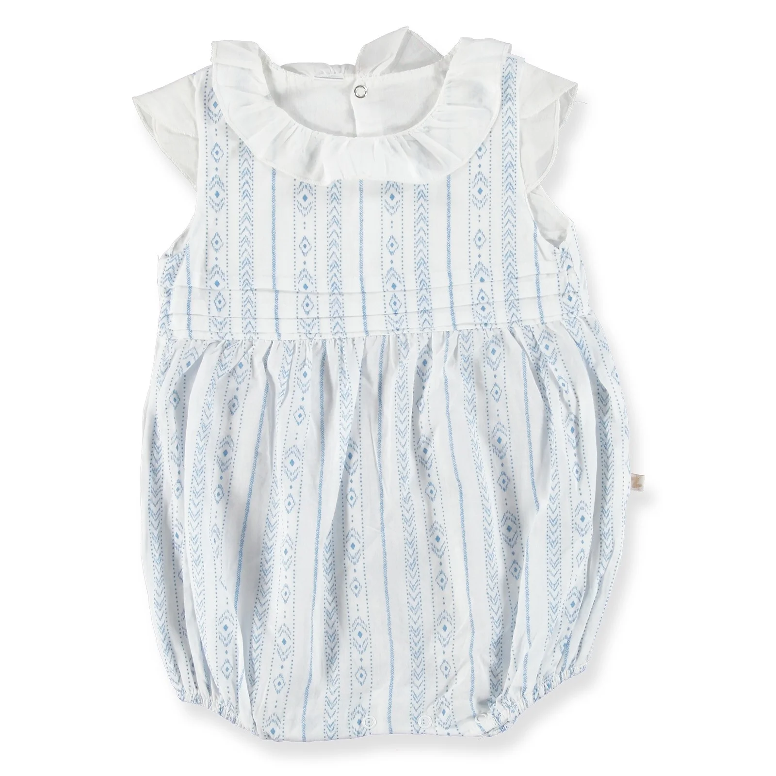 Ebebek BabyZ короткий комбинезон с воротником и оборками для маленьких девочек| |