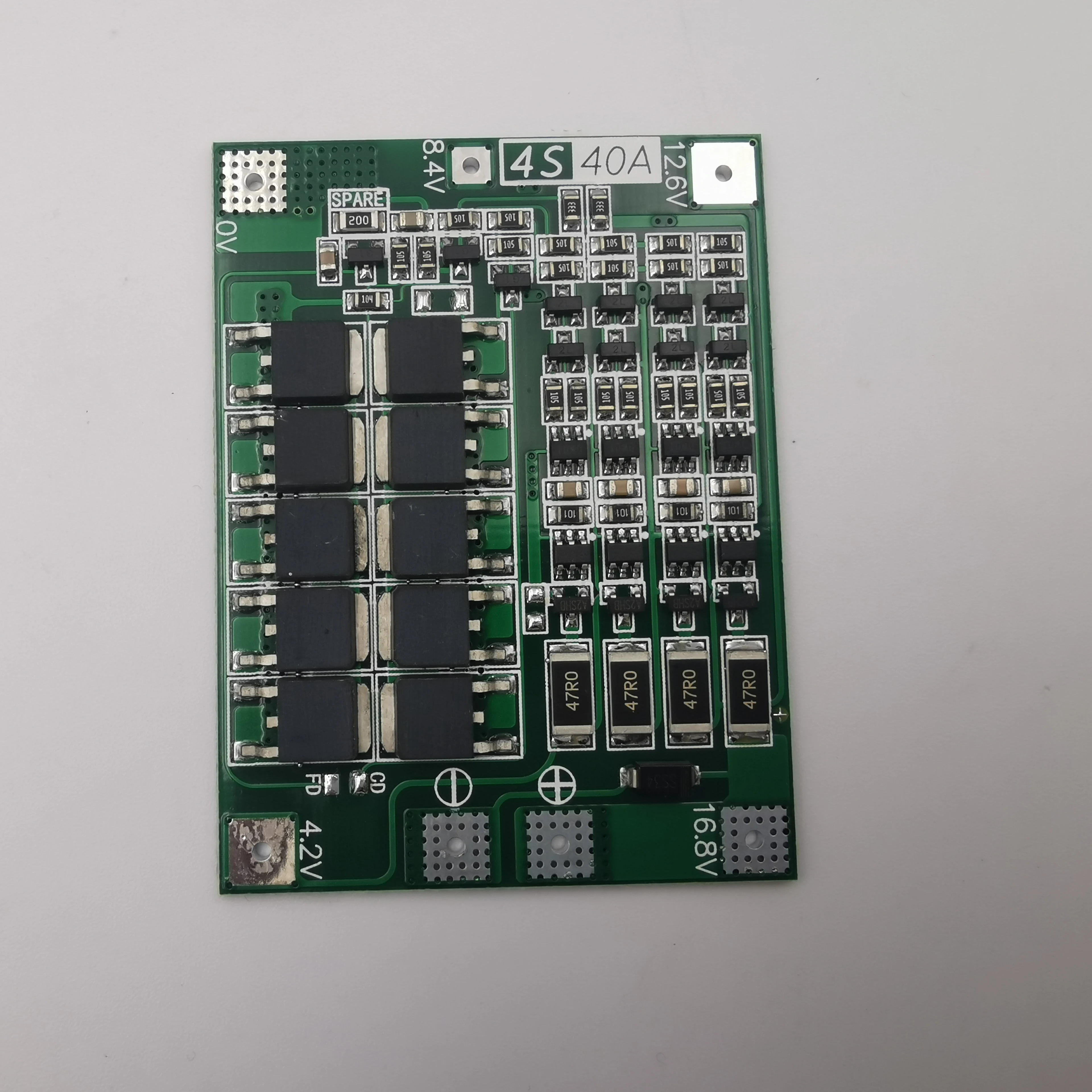 Плата защиты (система управления батареей) BMS 4S 40A с балансировкой для