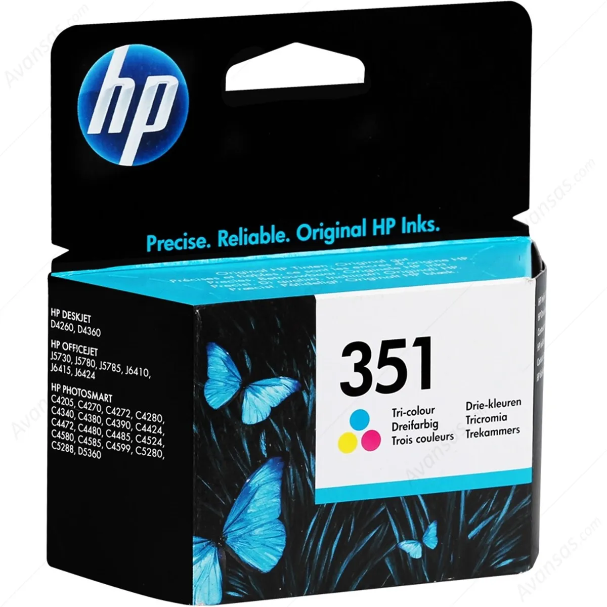 

Оригинальный цветной картридж HP CB337EE (351) UC, 170 листов