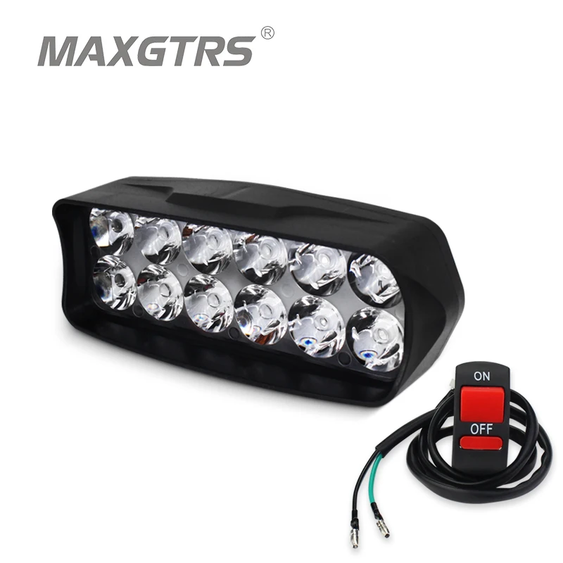 

Фасветильник противотуманная для мотоцикла, 12 В, 6500 К, 1 шт.