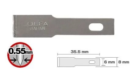 Сменные лезвия OLFA (Олфа) OL-KB4-F/5 5 шт. | Инструменты