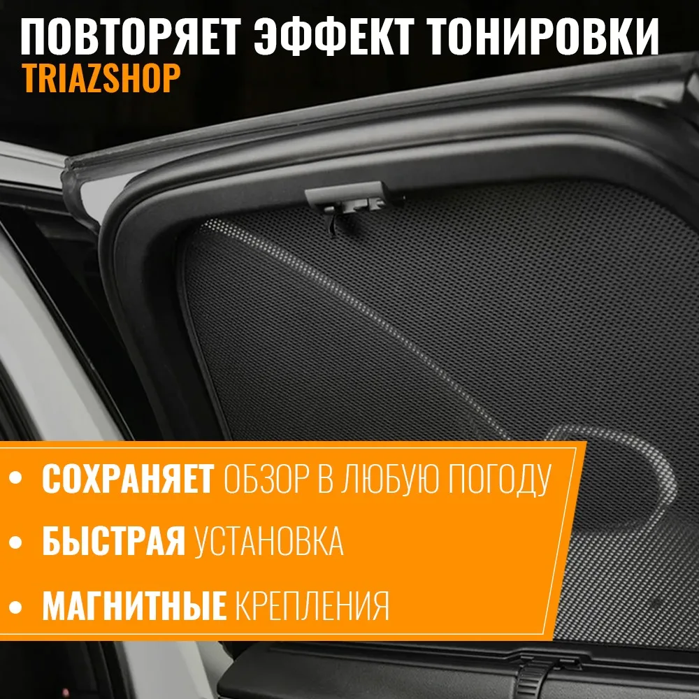 Каркасные автошторки Toyota Ractis II (Р120) (2010-2016) хэтчбек 3 дв. Тойота Рактис магнитные