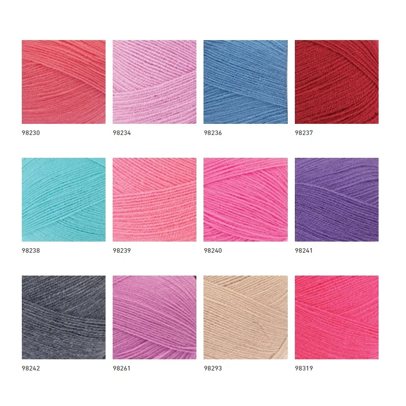 Детская Пряжа 100% gr 475mt акрил для вязания крючком|Пряжа| |