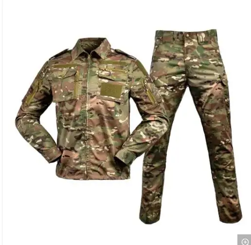 Камуфляжная Военная Униформа тактическая камуфляжная Мужская армейская одежда