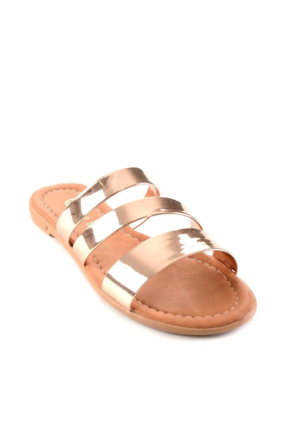 Bambi Lame Women Slippers H0516111139 | Обувь