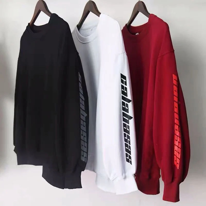 

Season 6 Sweatshirts Kanye West Calabasas Sweatshirts Men Women High Quality Solid Sweatshirts Kanye West Terry sweaters