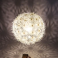 restaurant clothing barber shop chandelier dandelion crystal chandelier creative personality cloakroom bedroom lamps