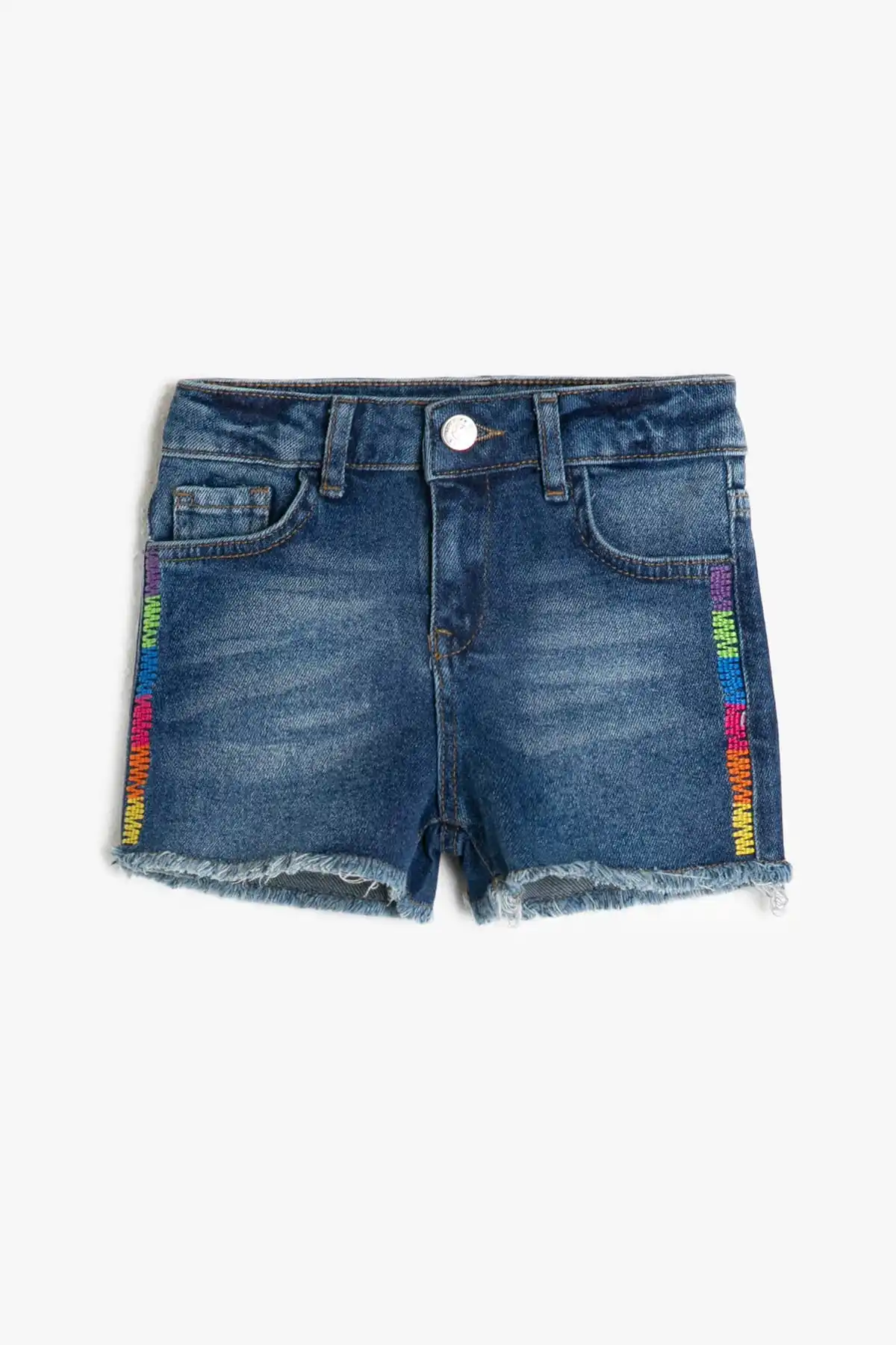 Koton Kids/синие джинсовые шорты для девочек|Женские шорты| |