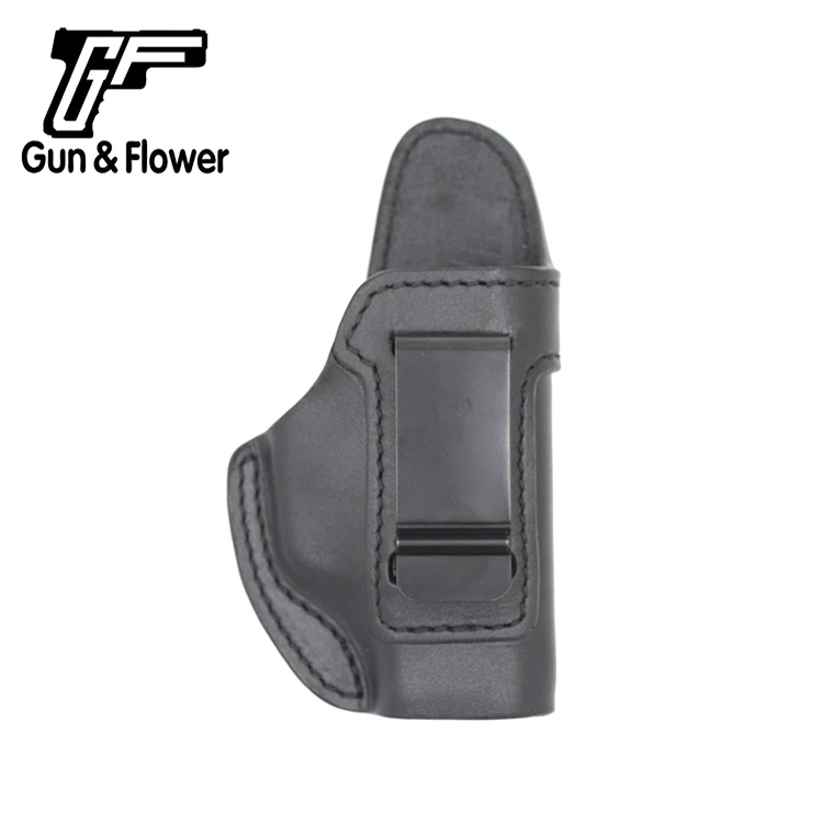 Держатель пистолета Gunflower черный кожаный держатель для кобура IWB|Кобуры| |